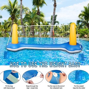 Filet de volley-ball gonflable pour piscine, jeu aquatique, terrain de volley-ball aquatique pour adultes et enfants, prix d'usine - Product Image 6