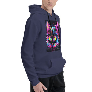 เสื้อฮู้ดหนาติดฉลากออกแบบได้ตามต้องการสำหรับคู่รักเสื้อผ้าแนวสตรีทแวร์มีขนาดปักลาย3D เสื้อฮู้ด XXS-6XL กันรอยยับ Y2K Y2K กันรอยยับ - Product Image 4