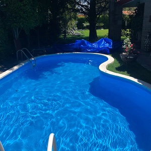 <span class=keywords><strong>8M</strong></span> 15M Chiều Rộng Không Thấm Nước 30 45 60 Mil Cấp Thực Phẩm Đen Trắng Xanh Epdm Cao Su Pond Pool Tấm Lót <span class=keywords><strong>Geomembrane</strong></span> - Product Image 1