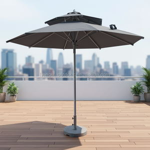 <span class=keywords><strong>Grand</strong></span> <span class=keywords><strong>parasol</strong></span> de luxe extérieur en <span class=keywords><strong>bois</strong></span> avec franges vert cyan, imperméable, pour chaise longue, table, plage, patio, jardin, hôtel - Product Image 1