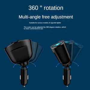 Xe thuốc lá sạc nhẹ hơn ổ cắm Splitter cắm cho điện thoại di động MP3 DVR SUV Phụ kiện tự động với LED kép USB 4 5 6 cổng - Product Image 3