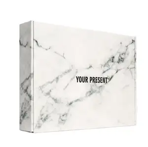 XCGS New Oyster White Caja de cartón <span class=keywords><strong>para</strong></span> enviar por correo <span class=keywords><strong>para</strong></span> maquillaje de pestañas Sombra de ojos y <span class=keywords><strong>pinceles</strong></span> de maquillaje - Product Image 1