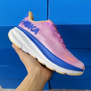 Wholesale High Quality Hokas 9 Lightweight Breathable <b>Running</b> Shoes Platform Shock Absorbing Sneakers Outdoor Walking shoes - Product Image 1