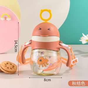 Tazza di acqua per bambini con paglia portatile per bambini di un anno-vecchio bambino scala tazza di acqua potabile per bambini - Product Image 2