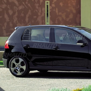 Glossy Black/Carbon Look Car Rear <b>Window</b> Shutter <b>Cover</b> Trim <b>Window</b> Louver Side Vent Trim for Volkswagen Golf 5 MK5 Car Styling - Product Image 5