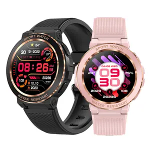 MK60女士智能手表BT呼叫1.2英寸屏幕心率血压监视器时尚运动智能手表2024