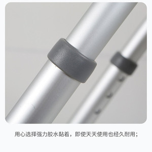 Goodstep Rotating Shower <b>Stool</b> 43cm Aluminum Alloy <b>Height</b> <b>Adjustable</b> Bathroom Safety Equipment - Product Image 4
