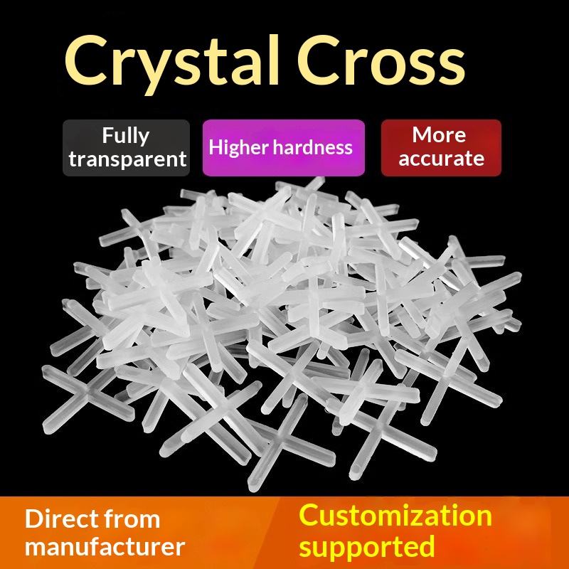 Transparent Cross Tile Spacer Plastic Tile Spacing Beads for Floor and ...