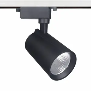 Ultra Thin surface mounting Linear Magnetic track DC48v Indoor lighting Led Magnetic Track Light System