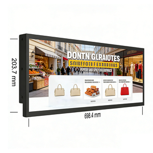 <span class=keywords><strong>Monitor</strong></span> de Sinalização Digital para Publicidade em Borda de Prateleira de Supermercado de 28,6 Polegadas, Tipo Tela <span class=keywords><strong>LCD</strong></span> Esticada - Product Image 4
