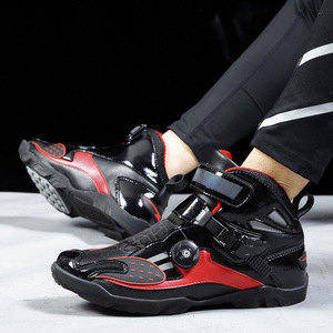 Chaussures de moto Knight, bottes de course tout-terrain d'hiver, antidérapantes, résistantes aux chocs, équipement de voyage, chaussures de moto personnalisées - Product Image 2