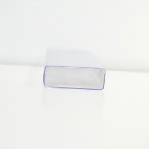 Plastic Strips Transparent Extrusion Profile Data Strip Supermarket PVC Plastic Label Strip Rectangular Square Tube Of Supermarket Shelves