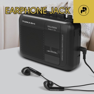 Reproductor de Casetes Portátil Pequeño con Altavoz Integrado, Estéreo, Walkman - Product Image 5