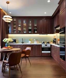 2025 Luxury Custom <b>Furniture</b> Island Manufacturer Modern Designs China White <b>Kitchen</b> Cabinet - Product Image 1