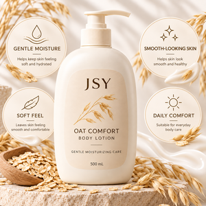 Lotion corporelle hydratante quotidienne douce <span class=keywords><strong>pour</strong></span> peaux sèches et raides, soin apaisant à <span class=keywords><strong>l</strong></span>'avoine, sensation de douceur et de lissage, 500 mL - Product Image 4
