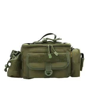 Borse a tracolla per esterni portatili impermeabili di design personalizzato borse per attrezzatura da pesca borse per attrezzi da pesca
