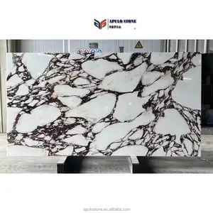 Harga pabrik lempengan batu marmer putih Super murni lempengan batu putih Nano untuk dekorasi Panel kaca Nano