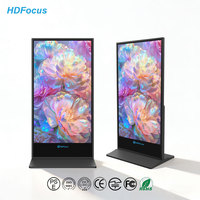Pantalla Táctil LCD 4K de 55 Pulgadas con Sistema Android, Señalización Digital Interactiva, Kiosco de Información de Autoservicio, Kioscos de Pie