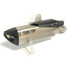 Silencieux d'échappement de <span class=keywords><strong>moto</strong></span> de 52mm en acier inoxydable 304 pour 2023 + ZX4RR silencieux modifié <span class=keywords><strong>manchon</strong></span> en acier inoxydable embout en Fiber de carbone - Product Image 1