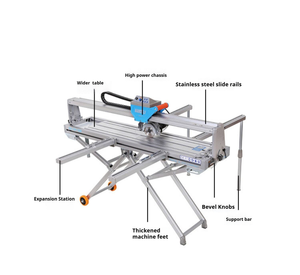 Scie à pierre électrique 1600 mm, machine à couper les carreaux à 45 degrés, 220 V, machine à pierre portable, Wandeli QXZ-ZD-1600, scie de table - Product Image 2