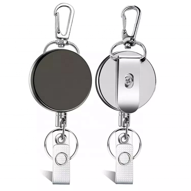 Best-selling in the World Heavy Duty Metal Crafts Holder Holder with Belt Clip Key Ring Business Card Key Chain