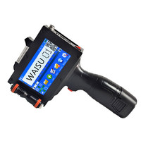 WAISU Mini-imprimante portable à jet d'encre 25.4mm 25 langues Machine d'impression de numéro d'imprimante avec logo et date d'expiration