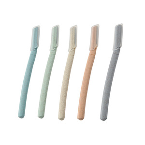 Herramienta <span class=keywords><strong>de</strong></span> exfoliación para la cara Color púrpura Ecológico Ceja Razor Trimmer Mujeres Depilación facial Derma Razor Blade - Product Image 1