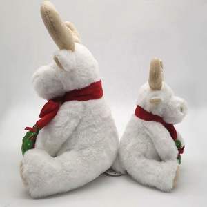 Haute Qualité Produit Pour Animaux De Compagnie Moelleux Noël Renne En Peluche Animaux Doux Jouets En Peluche - Product Image 4