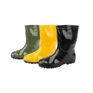 Botas de PVC Unisex SSBO para Verano y Otoño, 25 cm de Altura, Forro de Malla, Impermeables, Antideslizantes, Resistentes a Mordeduras de Serpientes, Flexibles - Product Image 1
