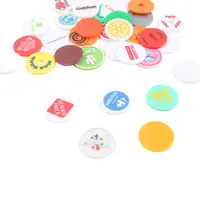 Customized Logo Shopping Cart, Tokens, Coin, Plastic Chips