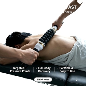 Mini masseur corporel à billes rotatives 360°, dispositif de thérapie par sphères, rouleau de massage musculaire mécanique automatique, réduction de la cellulite - Product Image 1