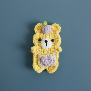 بيع بالجملة رخيصة لطيف الحب الدب رائعتين الكرتون الدب اليدوية حقيبة القلب الدب نسج لطيف للفتيات هدية - Product Image 6