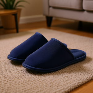 Pantuflas de Interior Yandie HPZ-10001, Transpirables, Antideslizantes, con Plantilla de PVC y Forro de Peluche, Punta Abierta, para Casa, Hotel, Plataforma Plana, Primavera - Product Image 2