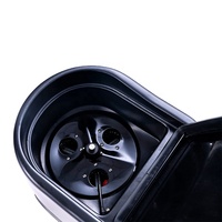 Machine de lancement de balles de squash portable haut de gamme SIBOASI S336A, capacité de 80 balles, alimentation en 2-7 secondes, télécommande, programmation