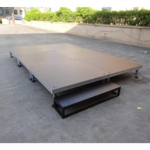 Scène extérieure portable de haute qualité, réglable en hauteur, en aluminium, pour événements de danse, avec montage facile et certifiée CE - Product Image 3