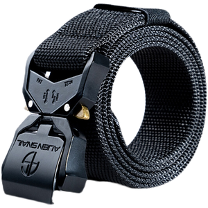 Alien Snail Ceinture tactique d'extérieur pour hommes avec boucle en alliage d'aluminium pour lunettes Casual Elastic Tresed Canvas Motorcycles Accessories - Product Image 2