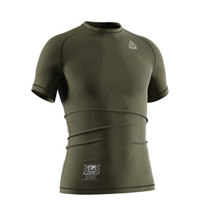 Rashguard MMA pour hommes noir, respirant, extensible, 85 % nylon, 15 % élasthanne, soutien musculaire pour l'entraînement de grappling - Product Image 5