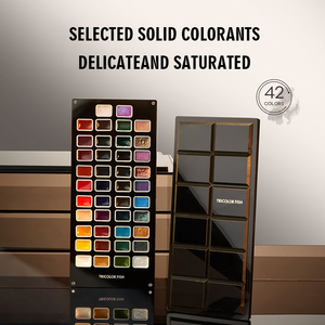 ZRKGEL Palette de couleurs d'ongles en céramique professionnelle 42 fentes couverture de Palette de peinture aquarelle de haute qualité pour artiste et Kit de coloriage - Product Image 2