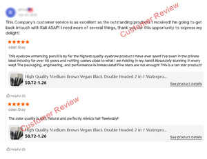 Bán Buôn Chất Lượng Cao Medium Brown Vegan Đen Đúp Đứng Đầu 2 Trong 1 Không Thấm Nước Microblading Nhãn Hiệu Riêng Tùy Chỉnh Lông Mày Bút Chì - Product Image 4