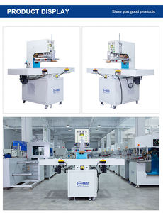 Machine de soudage et de découpe à double blister APET, PET, PETG, <span class=keywords><strong>GAG</strong></span> à haute fréquence pour emballage et scellage en plastique à clapet - Product Image 6