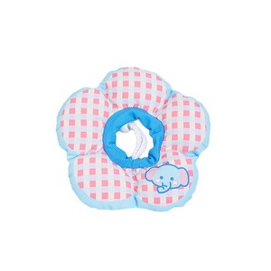 Collar <span class=keywords><strong>Elisa</strong></span> de Poliéster Suave con Diseño Floral para Perros y Gatos, Collar Impermeable para Mascotas con Funda de Esterilización - Product Image 1