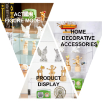 Vitrine de présentation moderne rectangulaire en acrylique transparente sur pied, boîte de rangement pour parfums, figurines d'anime, anti-poussière, avec serrure