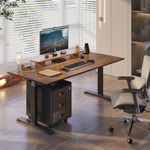 Modern Office Furniture Workstations <strong>Adjustable</strong> Height Sit Stand <strong>Desk</strong> Electrical <strong>Computer</strong> Lift Wooden Tabletop <strong>Tables</strong> Frame - Product Image 1