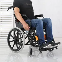Foldable Wheelchair for Handicapped, Manual Wheel Chair