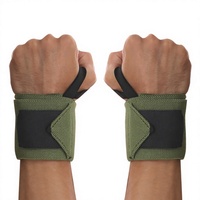 Attelles de poignet pour haltérophilie, soutien de poignet réglable pour la gym, boucle pour le pouce, antidérapantes, compression en fibre de polyester, professionnelles