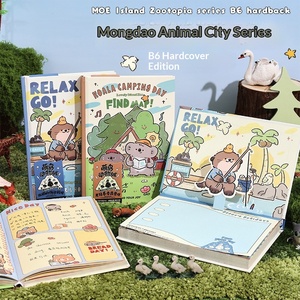 Cuaderno de Diario Infantil con Tapa Dura de la Serie Ciudad de los Animales de Mengdao, Diseño de <span class=keywords><strong>Dibujos</strong></span> <span class=keywords><strong>Animados</strong></span> Bonitos en 3D, Regalo - Product Image 2