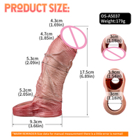 Männliche Kondom Dildo Abdeckung Klitoris Stimulation Verzögerte Ejakulation Sexspielzeug Schwanz Penis Ärmel Für Mann Paar