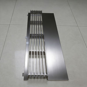 Grille de drainage linéaire en acier inoxydable 304/316 sur mesure, drain de sol encastré, couvercle de regard, gouttière et couvercle - Product Image 4