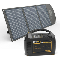 Centrale électrique portable à batterie LifePO4 rechargeable en entrepôt avec onduleur 500w à sorties multiples