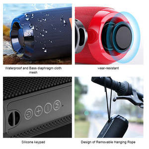 Altoparlante Portatile Wireless Impermeabile da Esterno con Supporto Scheda di Memoria, Display e <span class=keywords><strong>Audio</strong></span> Full-Range TG117 - Product Image 4